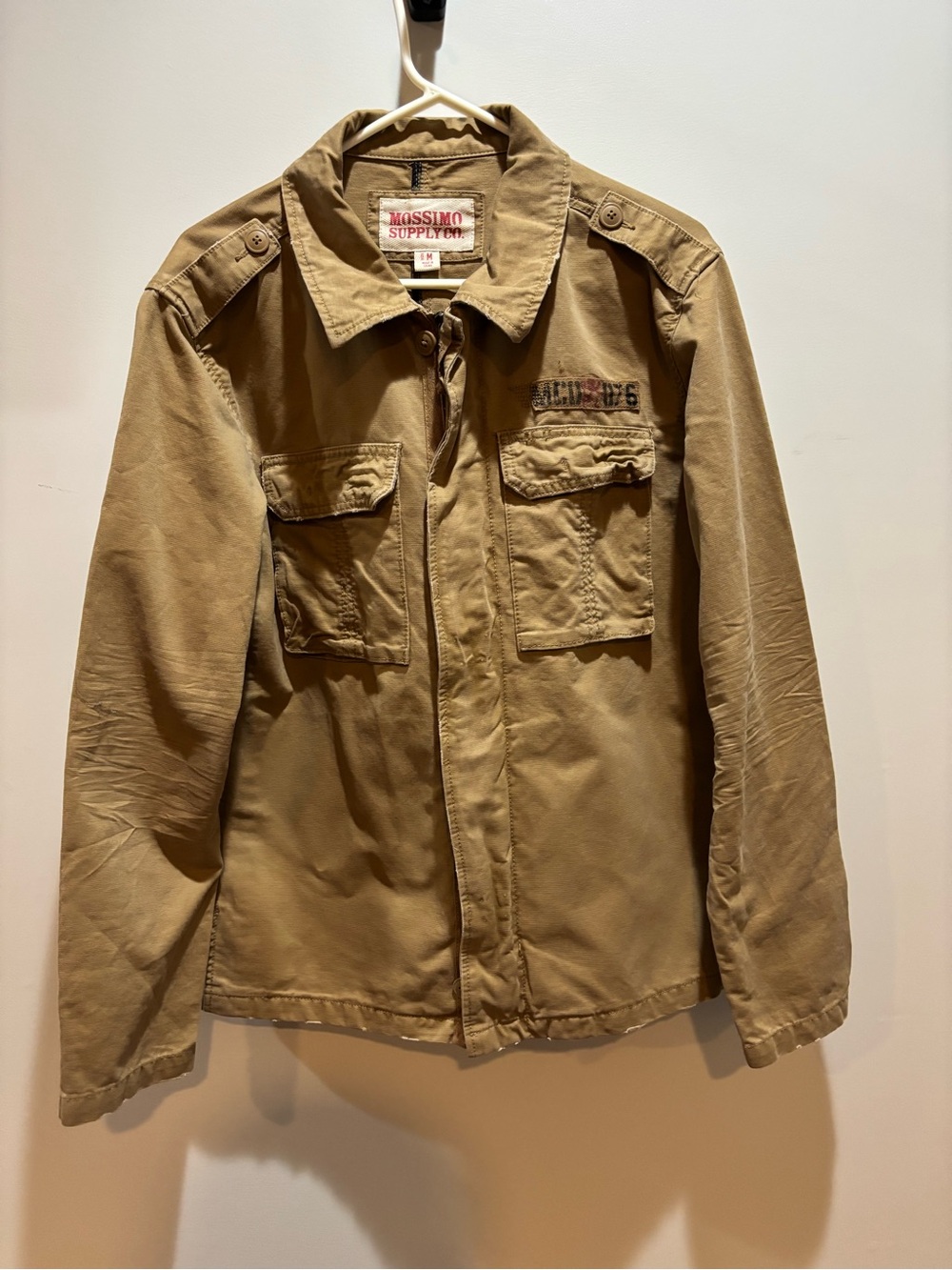 Mossimo Supply Co. Men's Tan Utility Jackety Y2K jacket like new